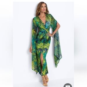 VENUS J Lo style exaggerated sleeve dress